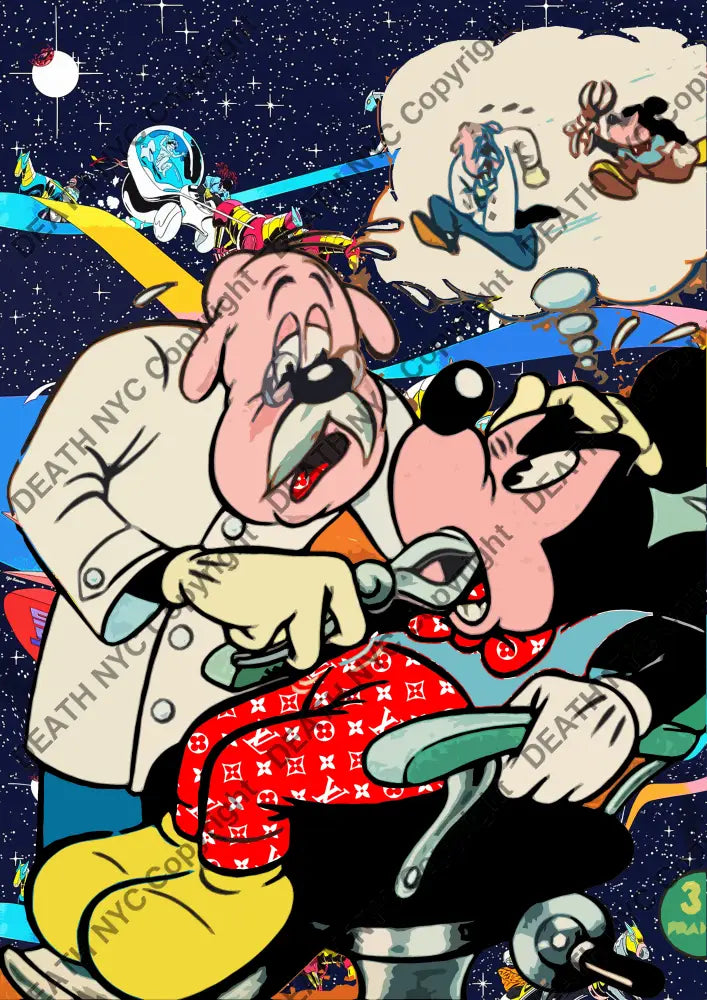 Auction ’S42 mouse’ 45x32cm (Edition of 100) Art Print