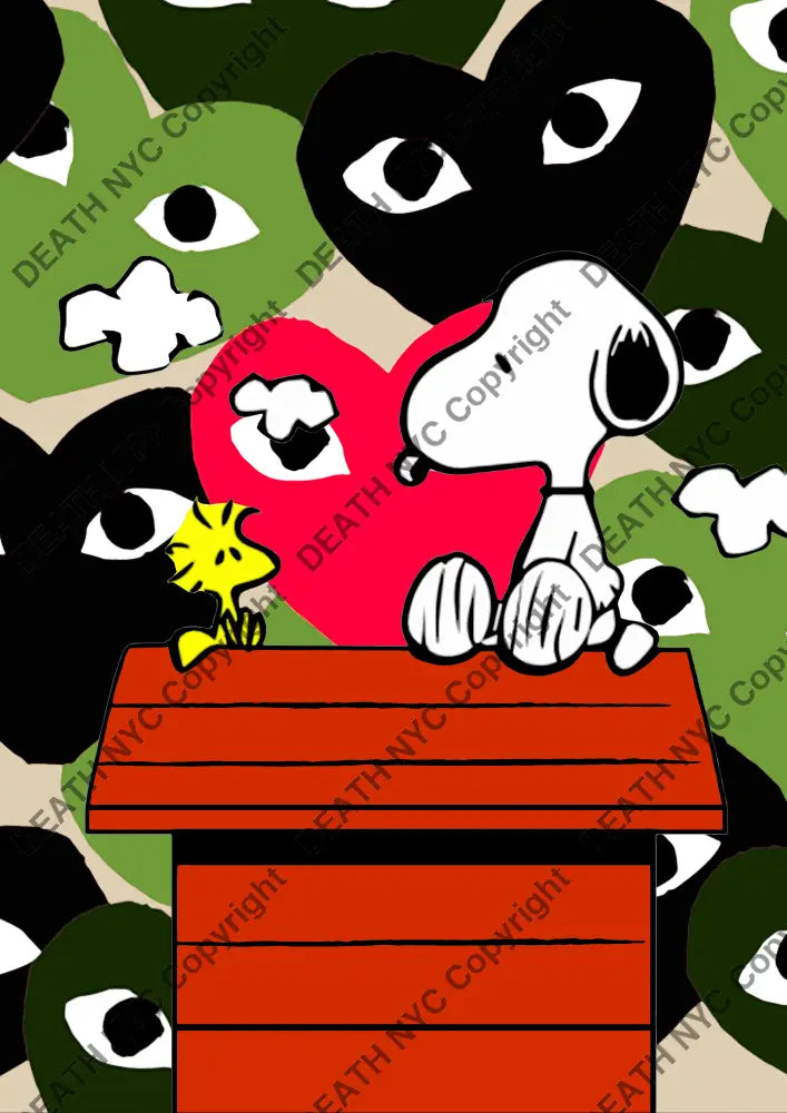 Auction ’silly heart ’ art print 45x32cm (Edition of 100) Art Print