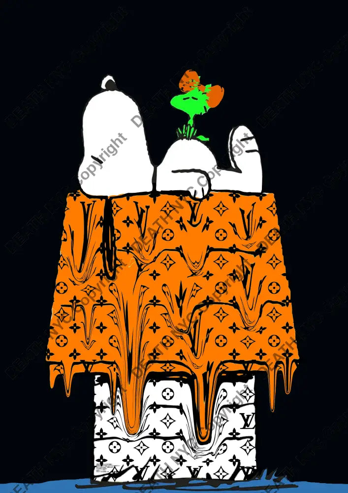 Auction ’silly house resting drip O’ art print 45x32cm (Edition of 100) Art Print