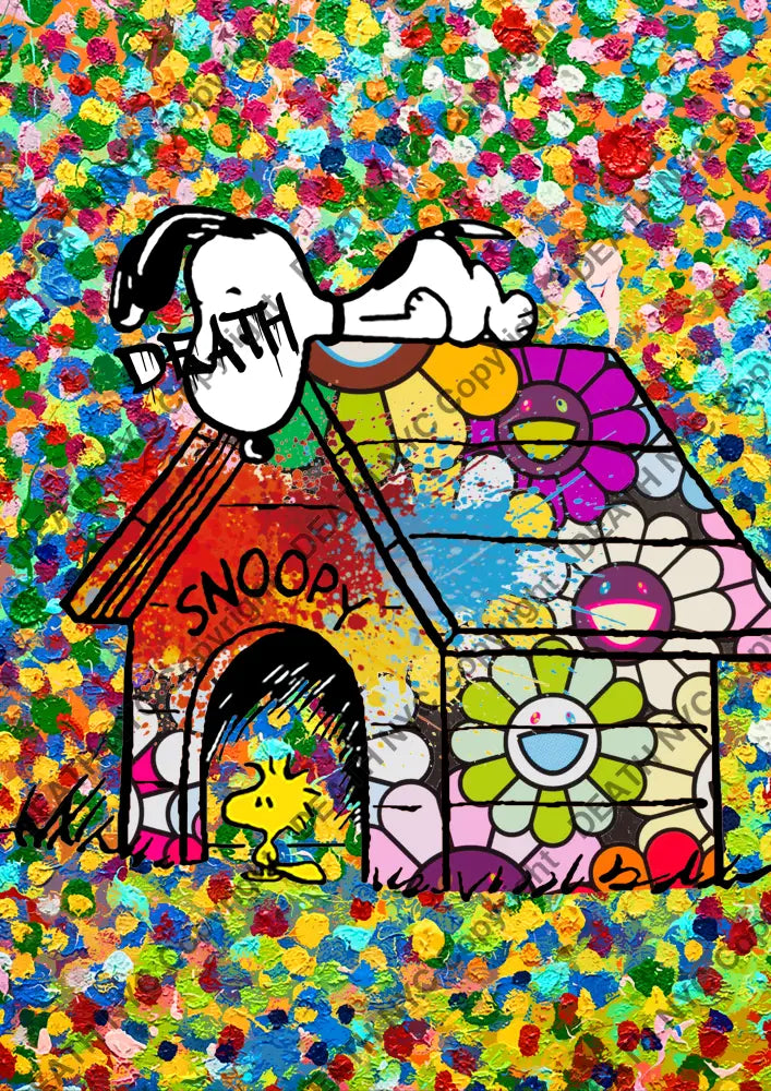 Auction ’silly house spot oil’ 45x32cm (Edition of 100) Art Print