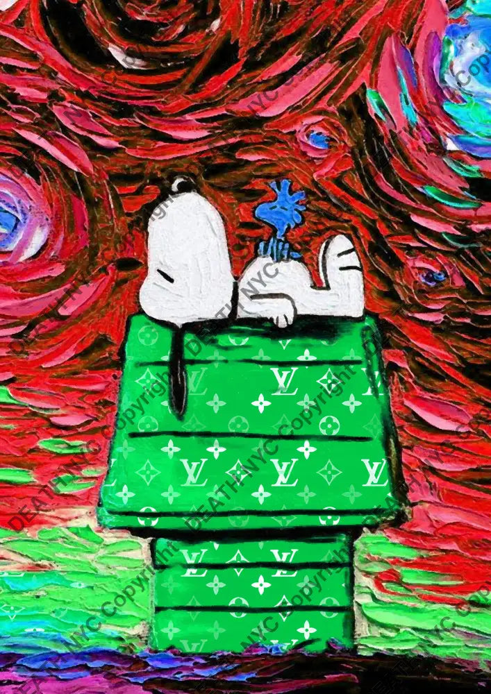 Auction ’silly night red’ art print 45x32cm (Edition of 100) Art Print