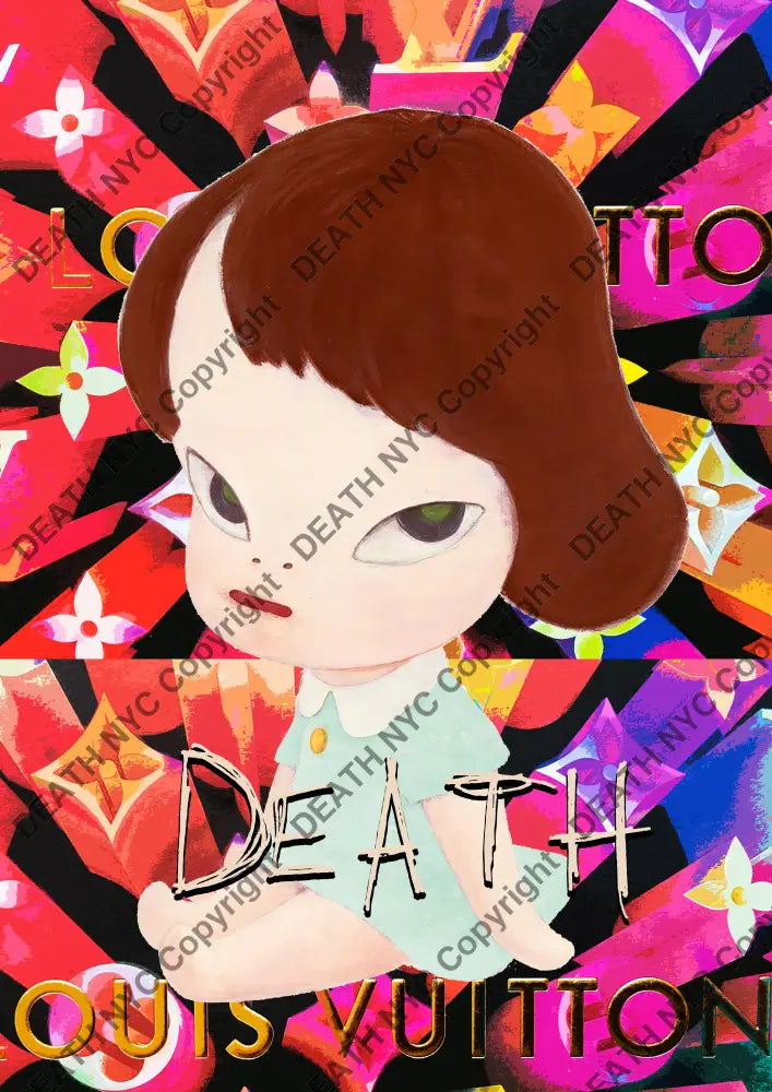Auction ’sit N girl 5’’ art print 45x32cm (Edition of 100) Art Print