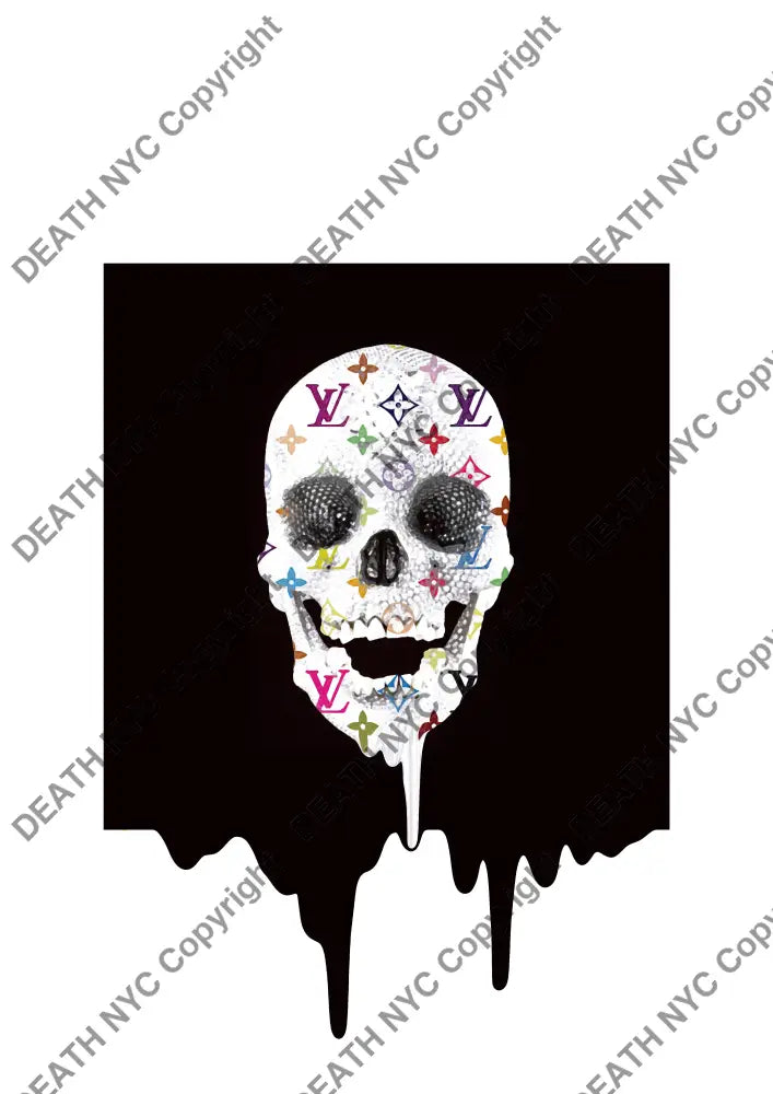 Auction ’skull. ’ art print 45x32cm (Edition of 100) - Art Print