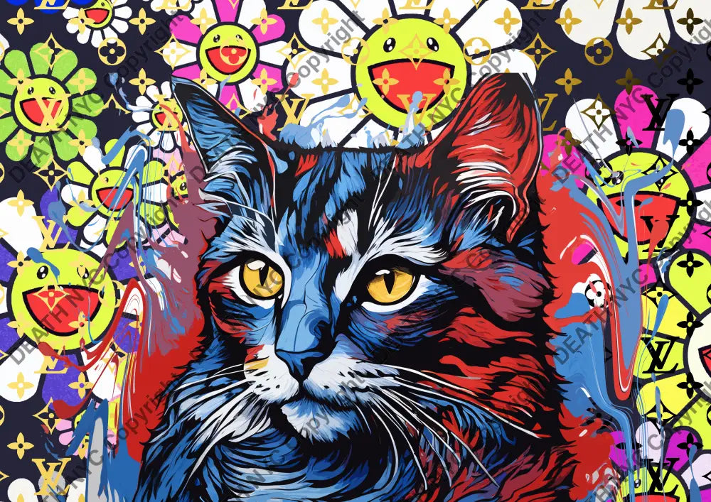 Auction **SMALL SIZE** 15x21cm - ’Mi1352 cat’ art print (Edition of 100) - Art Print
