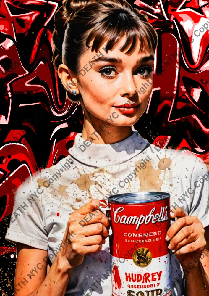 Auction **SMALL SIZE** 15x21cm - ’Mi768 audrey ’ art print (Edition of 100) - Art Print