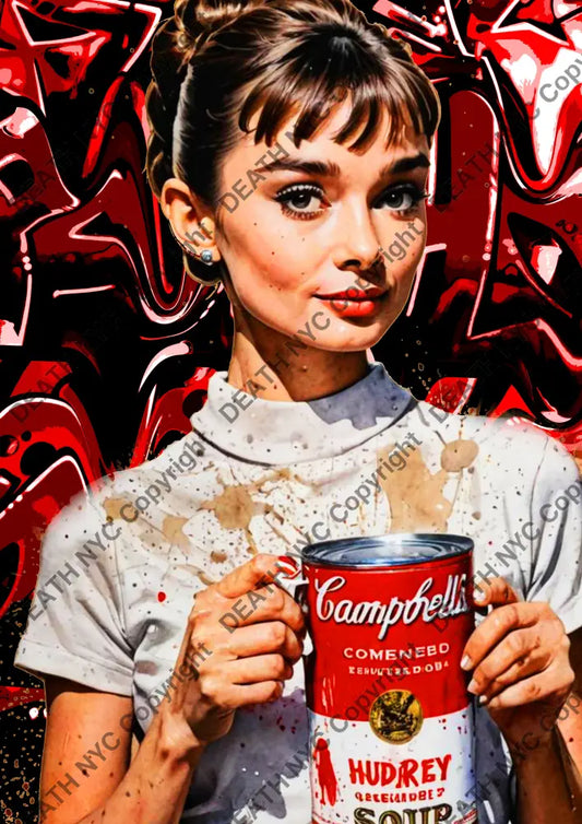 Auction **SMALL SIZE** 15x21cm - ’Mi768 audrey ’ art print (Edition of 100) - Art Print