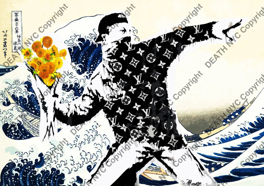 Auction **SMALL SIZE** 15x21cm - ’Za163 bank’ art print (Edition of 100) - Art Print