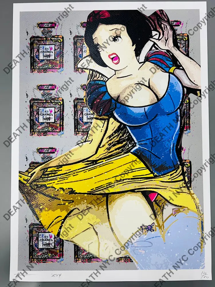 Auction ’Snow perfumer’ 45x32cm (Edition of 100) (2024) Art Print