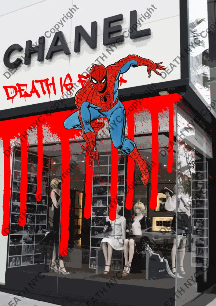 Auction ’spider ch nl’ art print 45x32cm (Edition of 100) Art Print