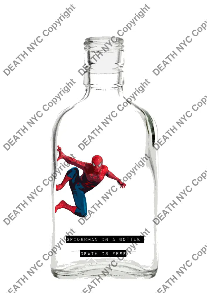 Auction ’spider in bottle’ art print 45x32cm (Edition of 100) Art Print