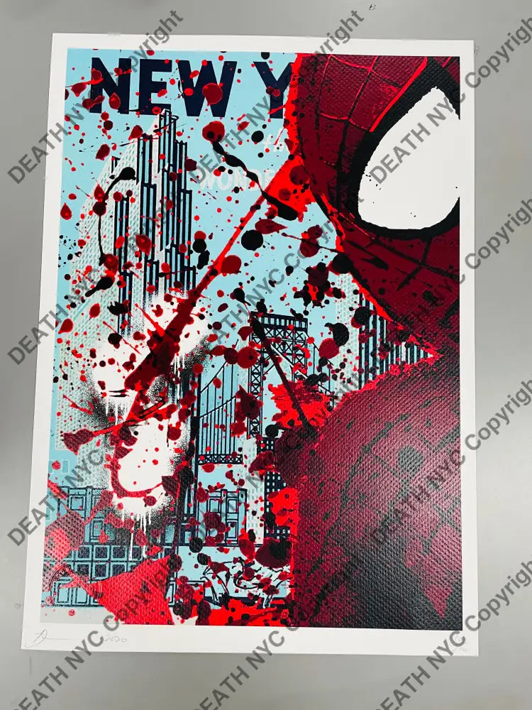 Auction ’spider NY’ 45x32cm (Edition of 100) (2020) Art Print