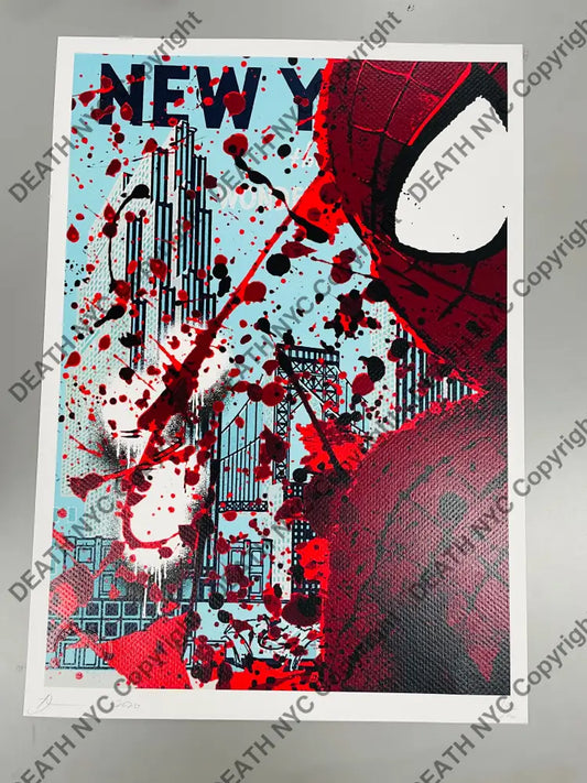 Auction ’spider NY’ 45x32cm (Edition of 100) (2020) Art Print
