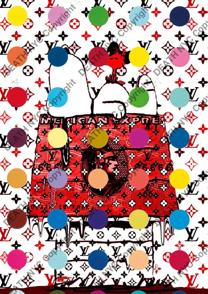 Auction ’spot silly red’ art print 45x32cm (Edition of 100) Art Print