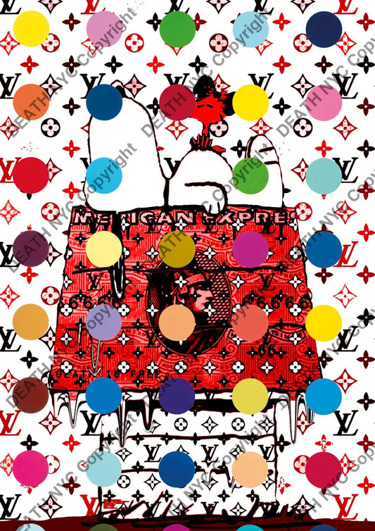 Auction ’spot silly red’ art print 45x32cm (Edition of 100) Art Print