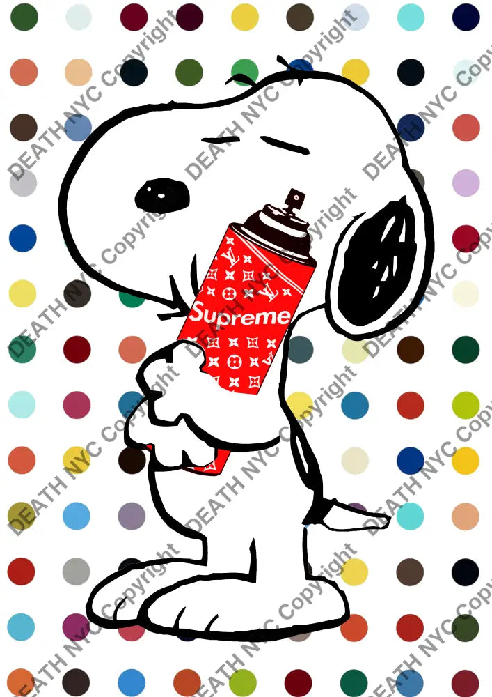 Auction ’spot silly sup spr ay’ art print 45x32cm (Edition of 100) Art Print