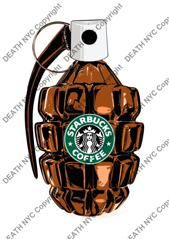 Auction ’star bomb spr ay ’ art print 45x32cm (Edition of 100) - Art Print