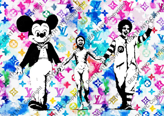 Auction ’t1429 bank ’ art print 45x32cm (Edition of 100) Art Print