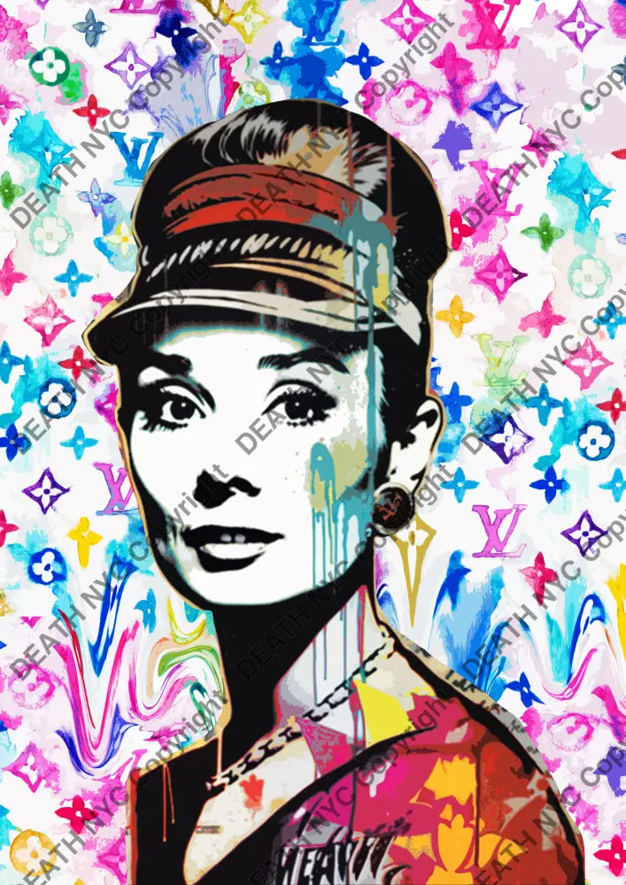 Auction ’T1437 audrey. ’ art print 45x32cm (Edition of 100) - Art Print