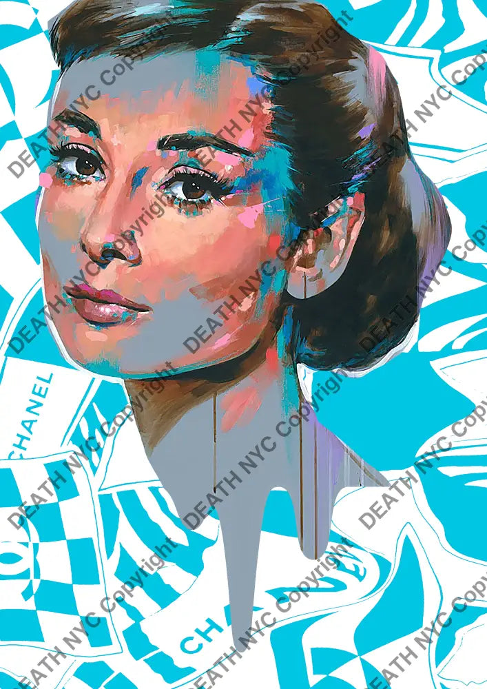 Auction ’T2154 audrey ’ art print 45x32cm (Edition of 100) - Art Print