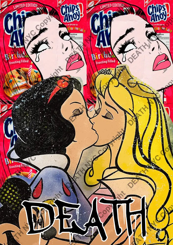 Auction ’T75 kiss’ art print 45x32cm (Edition of 100) Art Print