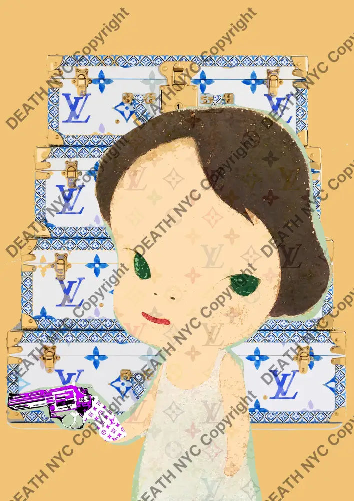 Auction ’T985 girl’ 45x32cm (Edition of 100) Art Print