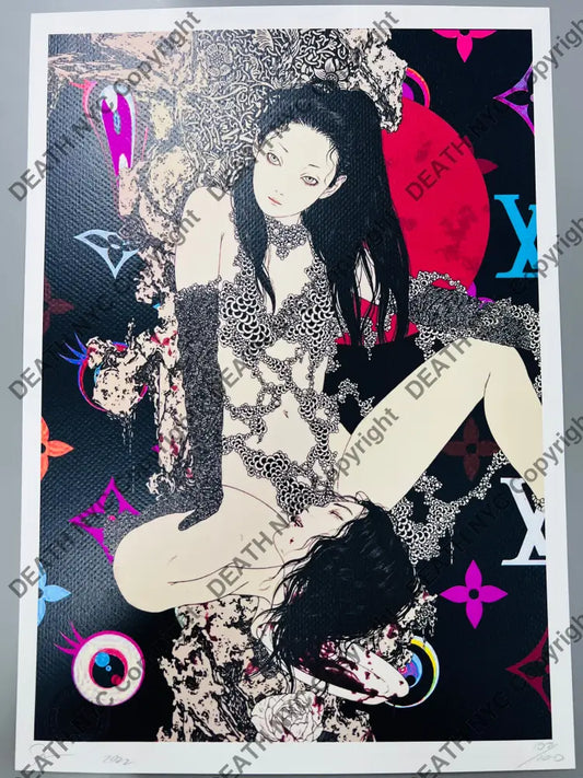 Auction ’Tattoo Girl’ 45x32cm (Edition of 100) Art Print