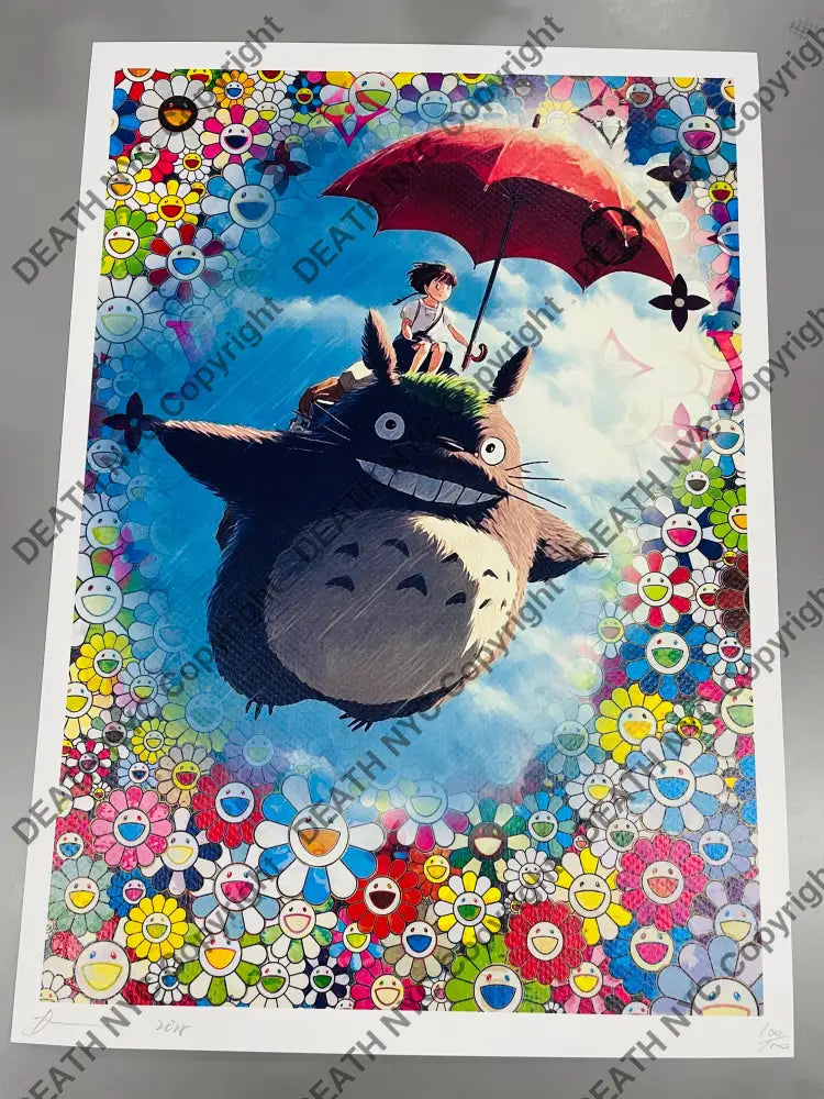 Auction ’toto fly flwr’ 45x32cm (Edition of 100) Art Print