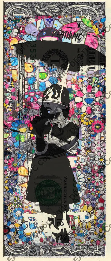 Auction USD $1 Original artwork 010423$18 bank Art Print