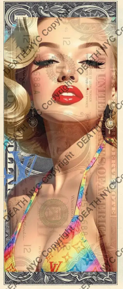 Auction USD $1 Original artwork 010626$11 monr - Art Print