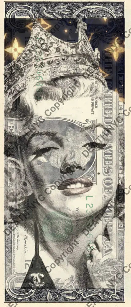 Auction USD $1 Original artwork 010626$2 monr - Art Print