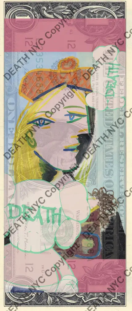 Auction USD $1 Original artwork 011221$9 pi ca Art Print