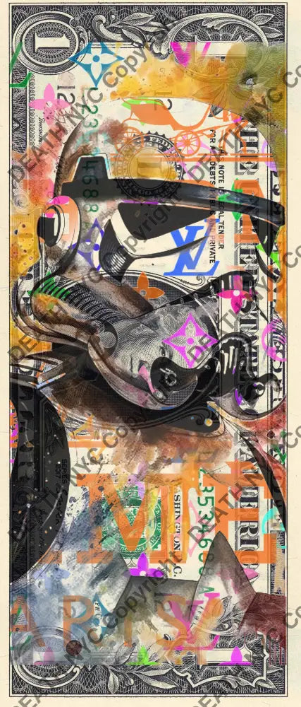 Auction USD $1 Original artwork 020326$2 star Art Print