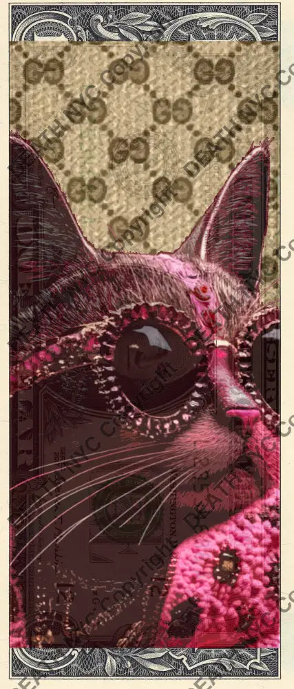 Auction USD $1 Original artwork 020326$3 g cc cat Art Print