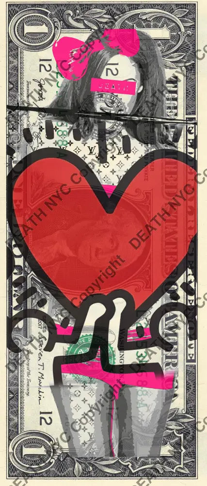 Auction USD $1 Original artwork 030224$11 har - Art Print