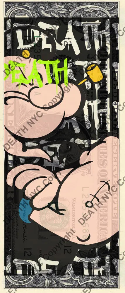 Auction USD $1 Original artwork 030324$4 pope Art Print