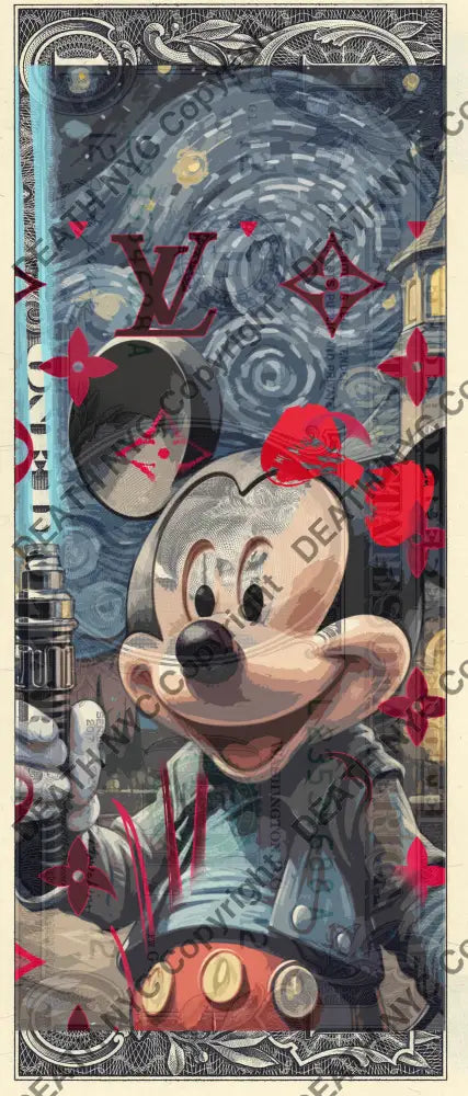 Auction USD $1 Original artwork 030424$8 mouse Art Print