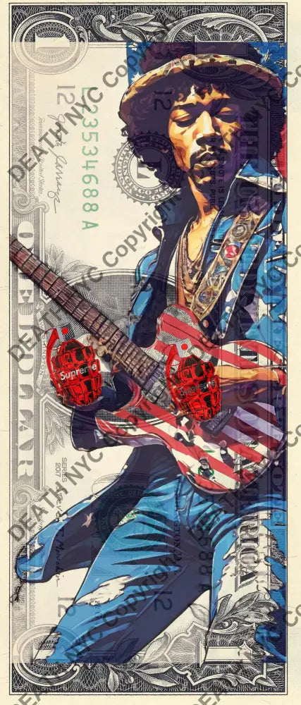 Auction USD $1 Original artwork 031025$10 hend Art Print