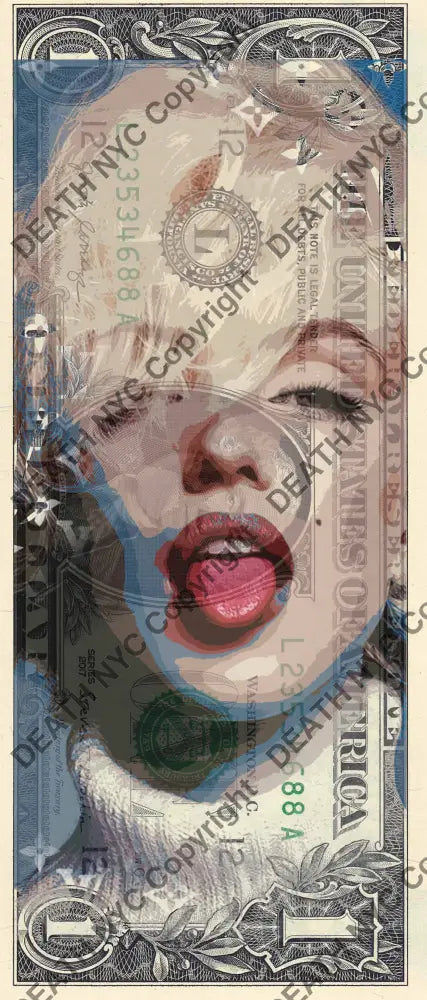 Auction USD $1 Original artwork 031026$17 monr - Art Print