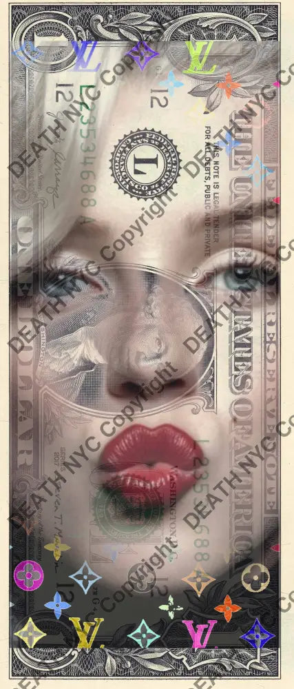 Auction USD $1 Original artwork 031026$19 monr - Art Print