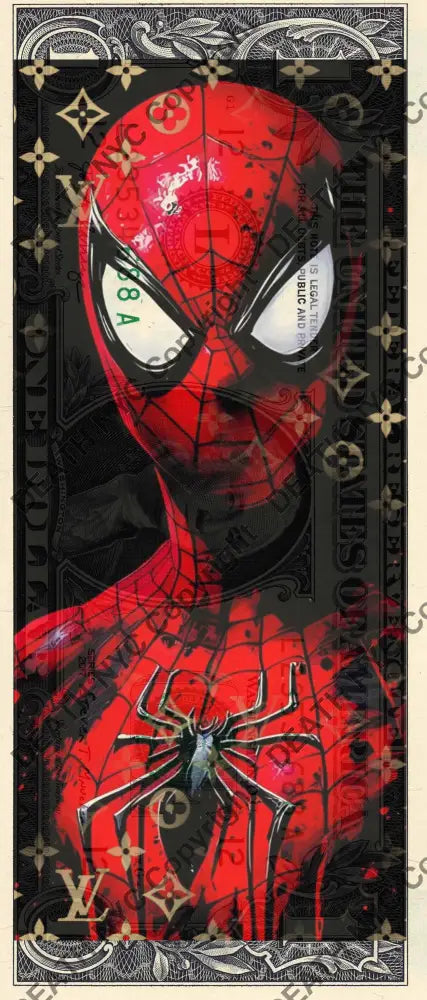 Auction USD $1 Original artwork 031026$25 spider - Art Print