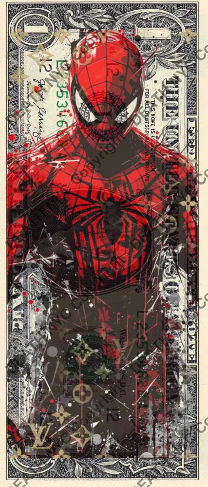 Auction USD $1 Original artwork 031026$26 spider - Art Print
