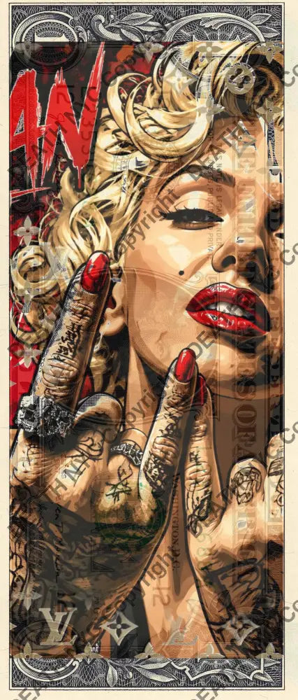 Auction USD $1 Original artwork 031026$28 monr - Art Print