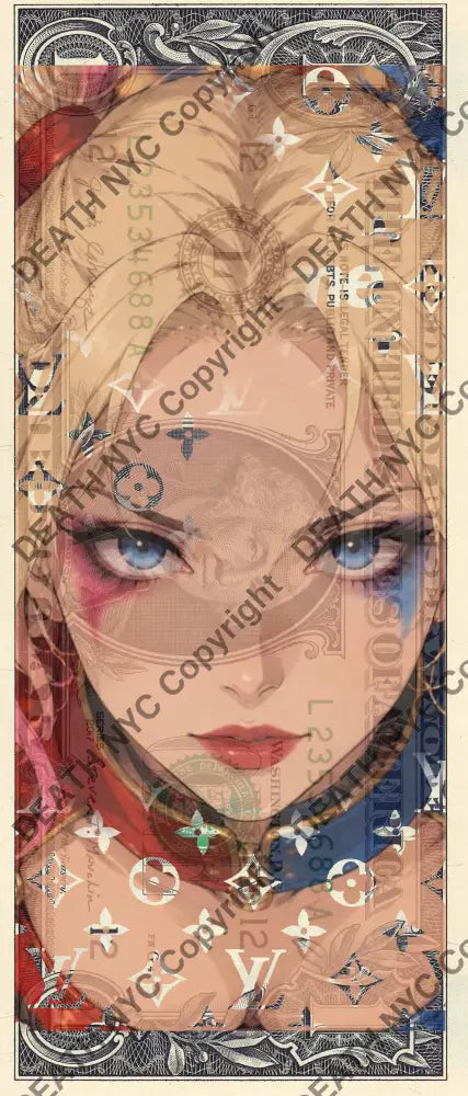Auction USD $1 Original artwork 031026$5 quin - Art Print