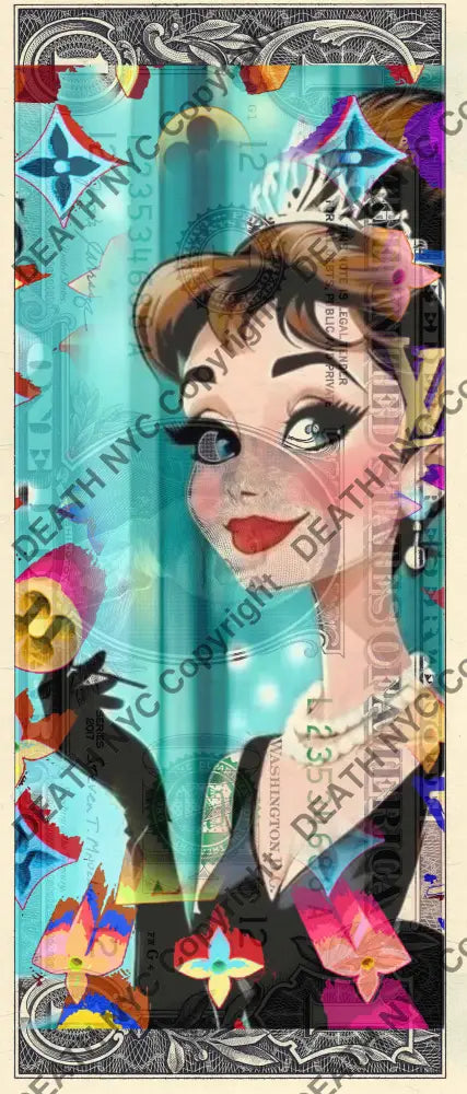 Auction USD $1 Original artwork 031026$7 audrey - Art Print