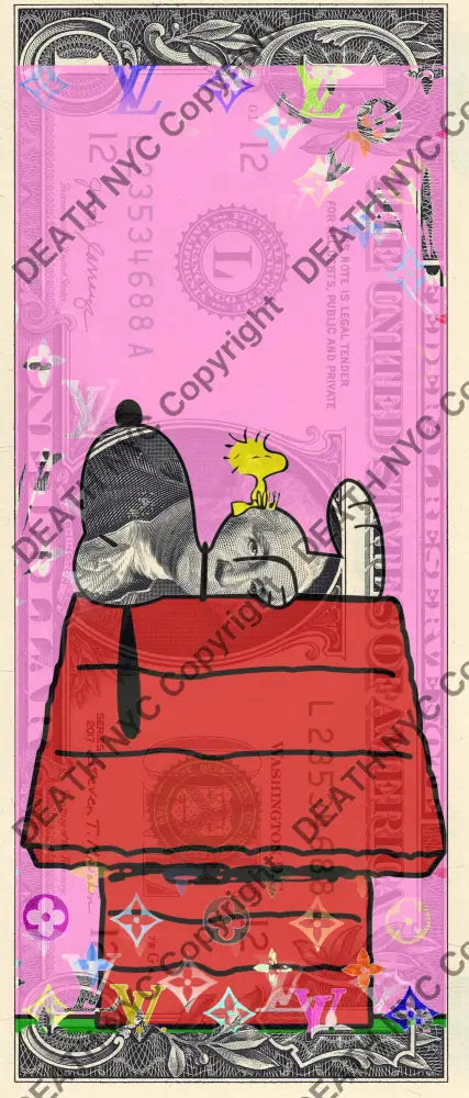 Auction USD $1 Original artwork 031026$1 silly - Art Print