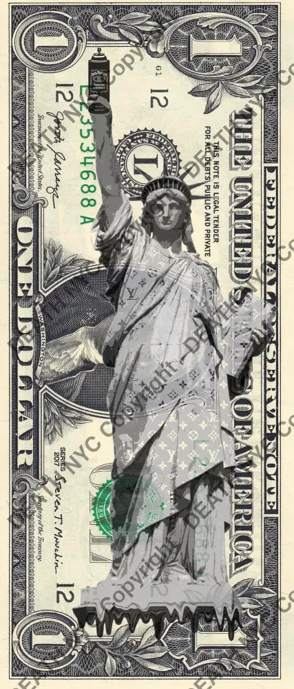 Auction USD $1 Original artwork 031221$7 freedom - Art Print