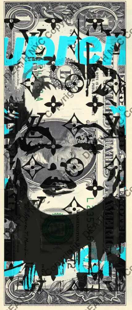 Auction USD $1 Original artwork 040123$4 monr - Art Print