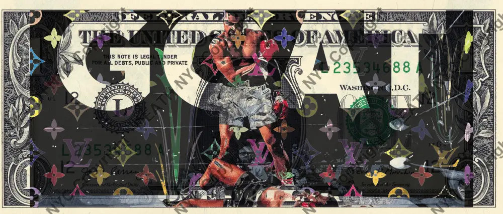Auction USD $1 Original artwork 040124$14 ali Art Print
