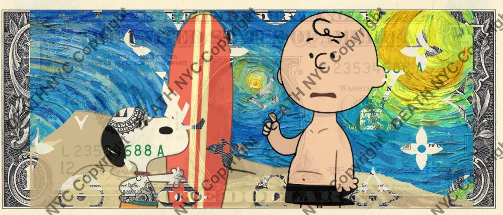 Auction USD $1 Original artwork 040223$12 silly - Art Print