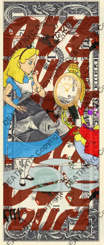 Auction USD $1 Original artwork 040323$1 alice Art Print